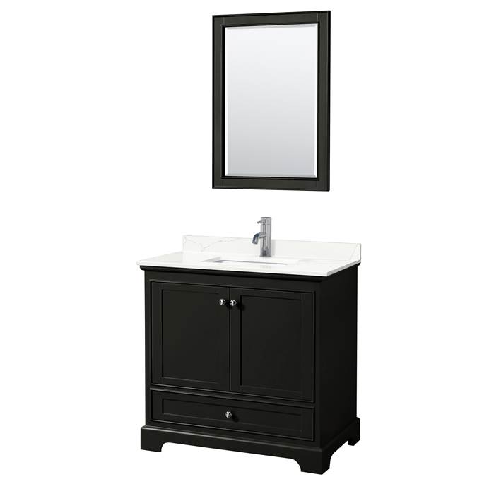 Deborah 36" Single Bathroom Vanity in Dark Espresso WC-2020-36-SGL-VAN-DES_