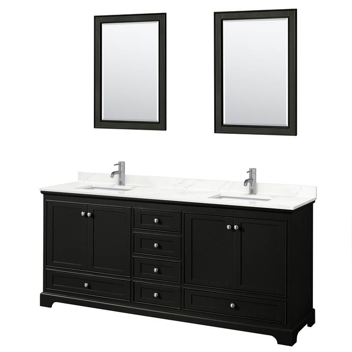 Deborah 80" Double Bathroom Vanity in Dark Espresso WC-2020-80-DBL-VAN-DES_