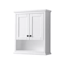 avery over-toilet wall cabinet by wyndham collection - white
