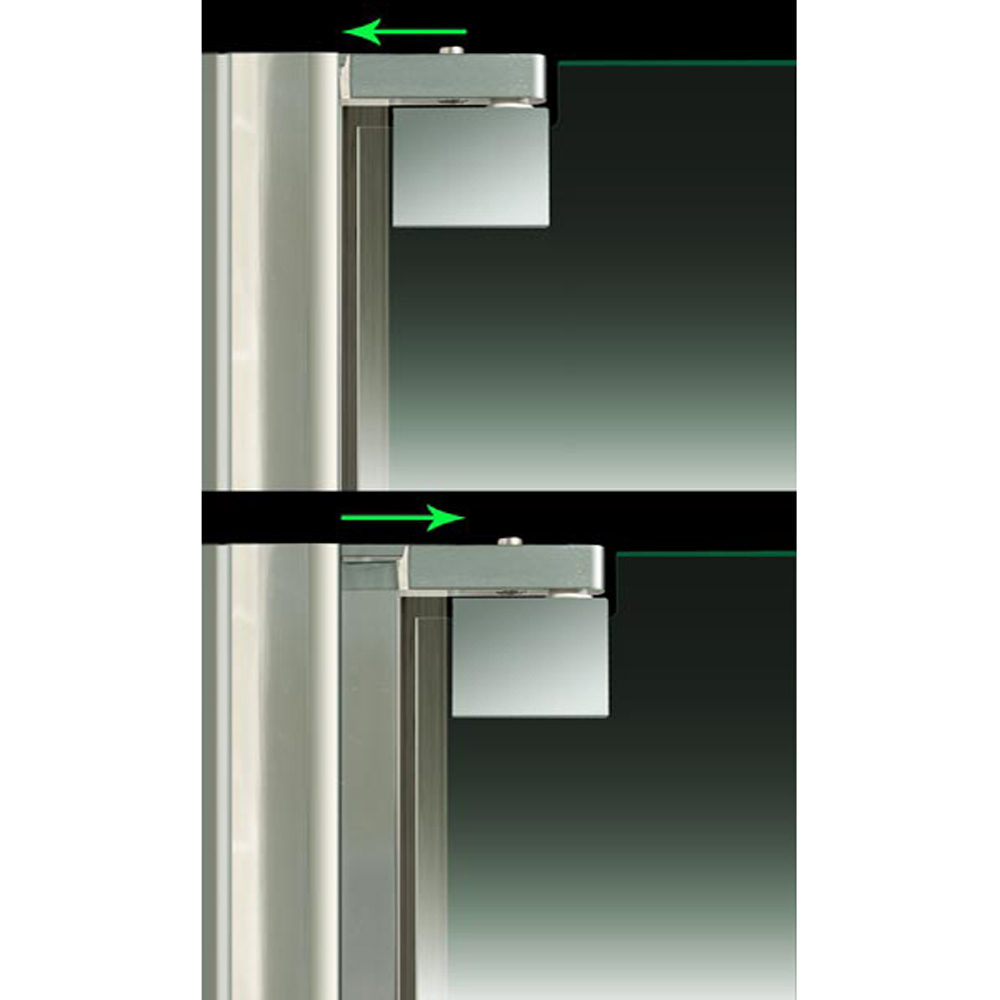 bath authority dreamline elegance frameless pivot shower door and slimline single threshold shower base (32" by 32")