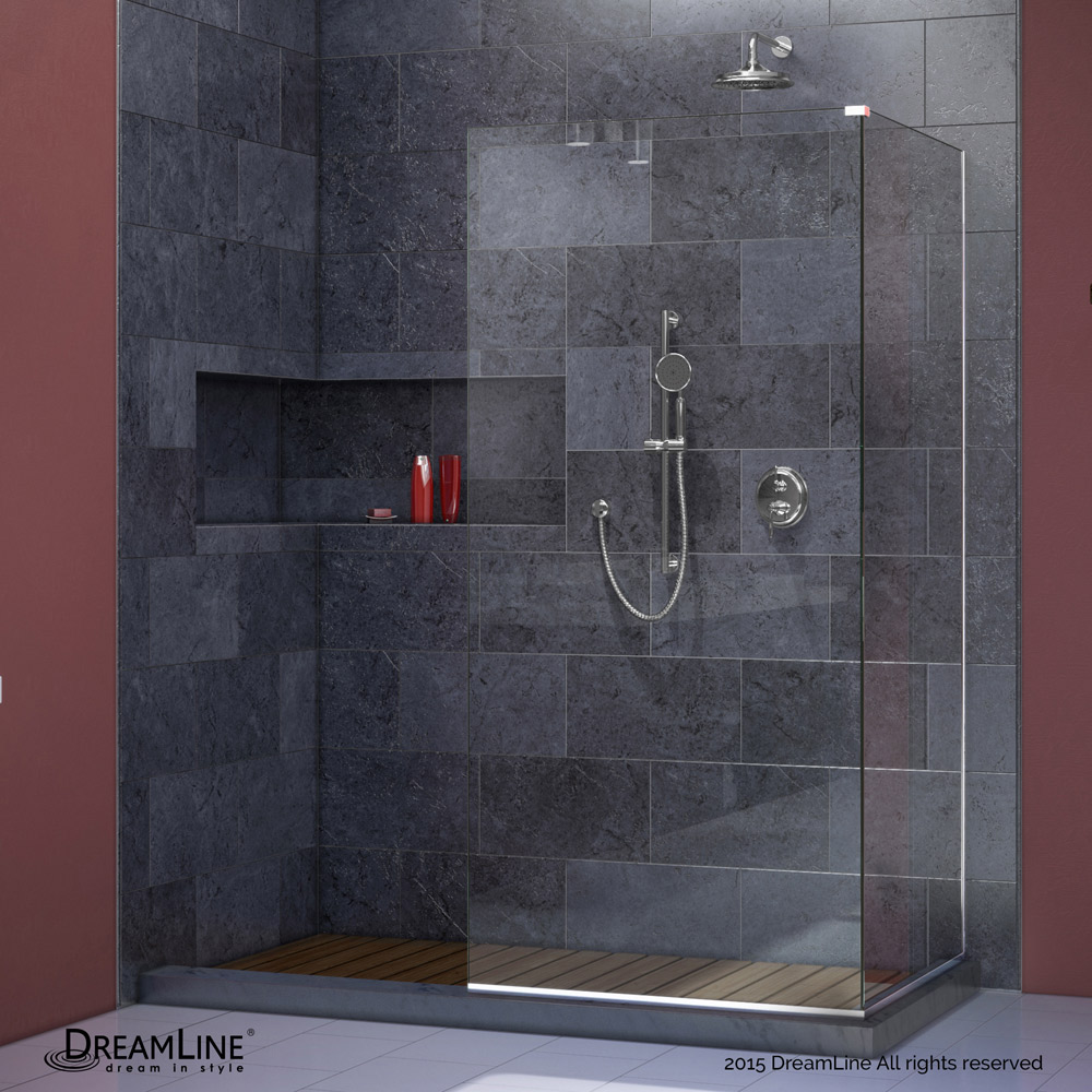 Bath Authority DreamLine Linea Frameless Shower Door Panels (34" and 30" Corner) SHDR-3234303