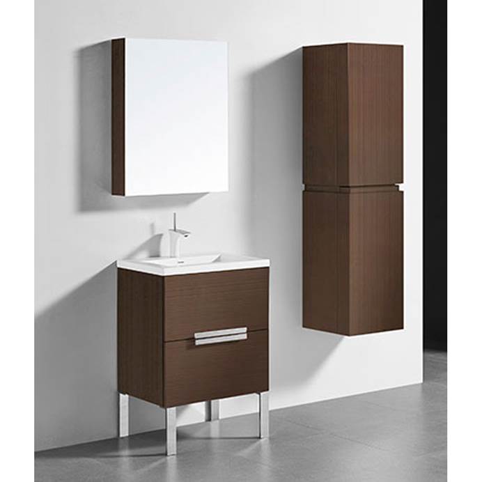 Madeli Soho 24" Bathroom Vanity for Integrated Basin - Walnut B400-24-001-WA
