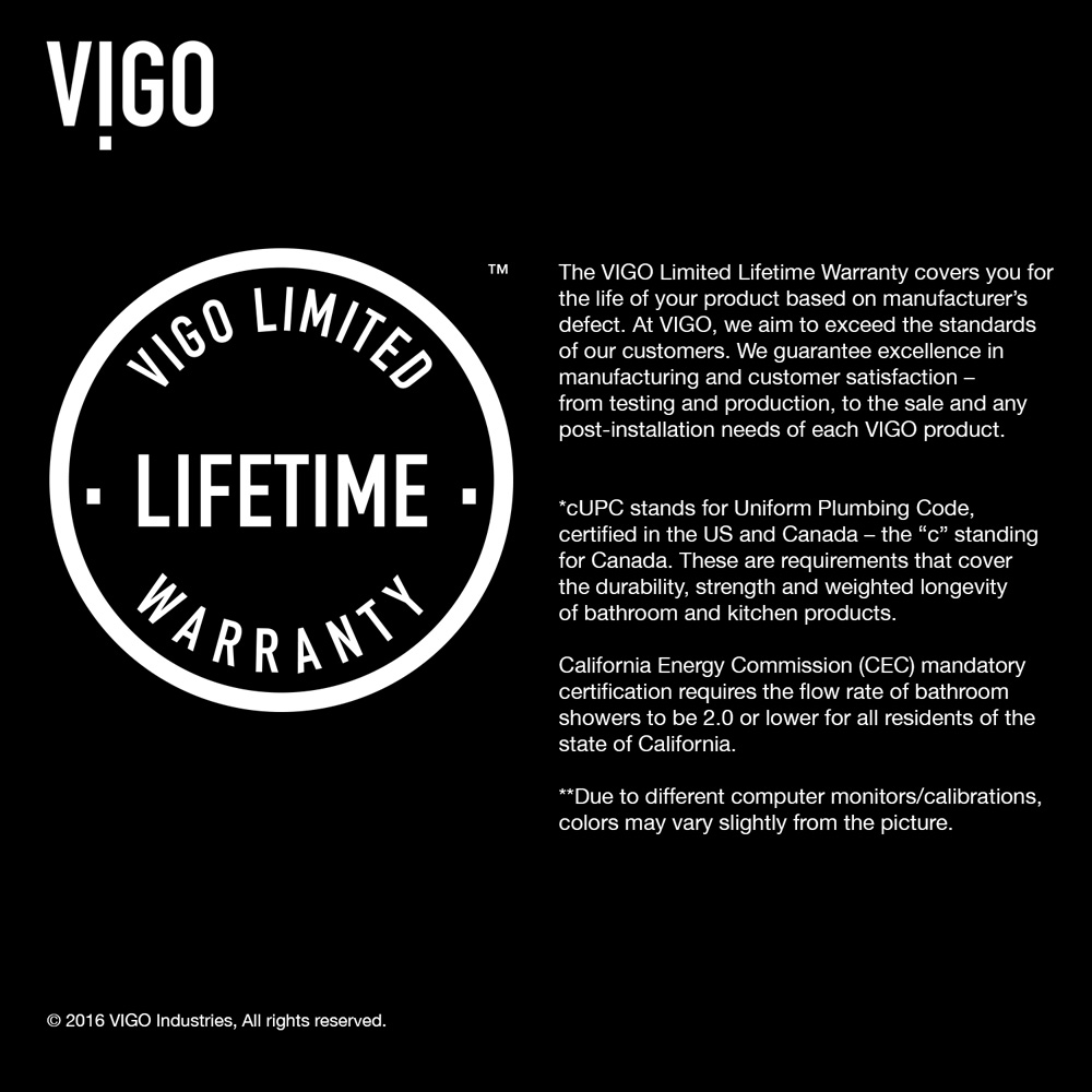 vigo industries shower column with rain head massage system - stainless steel