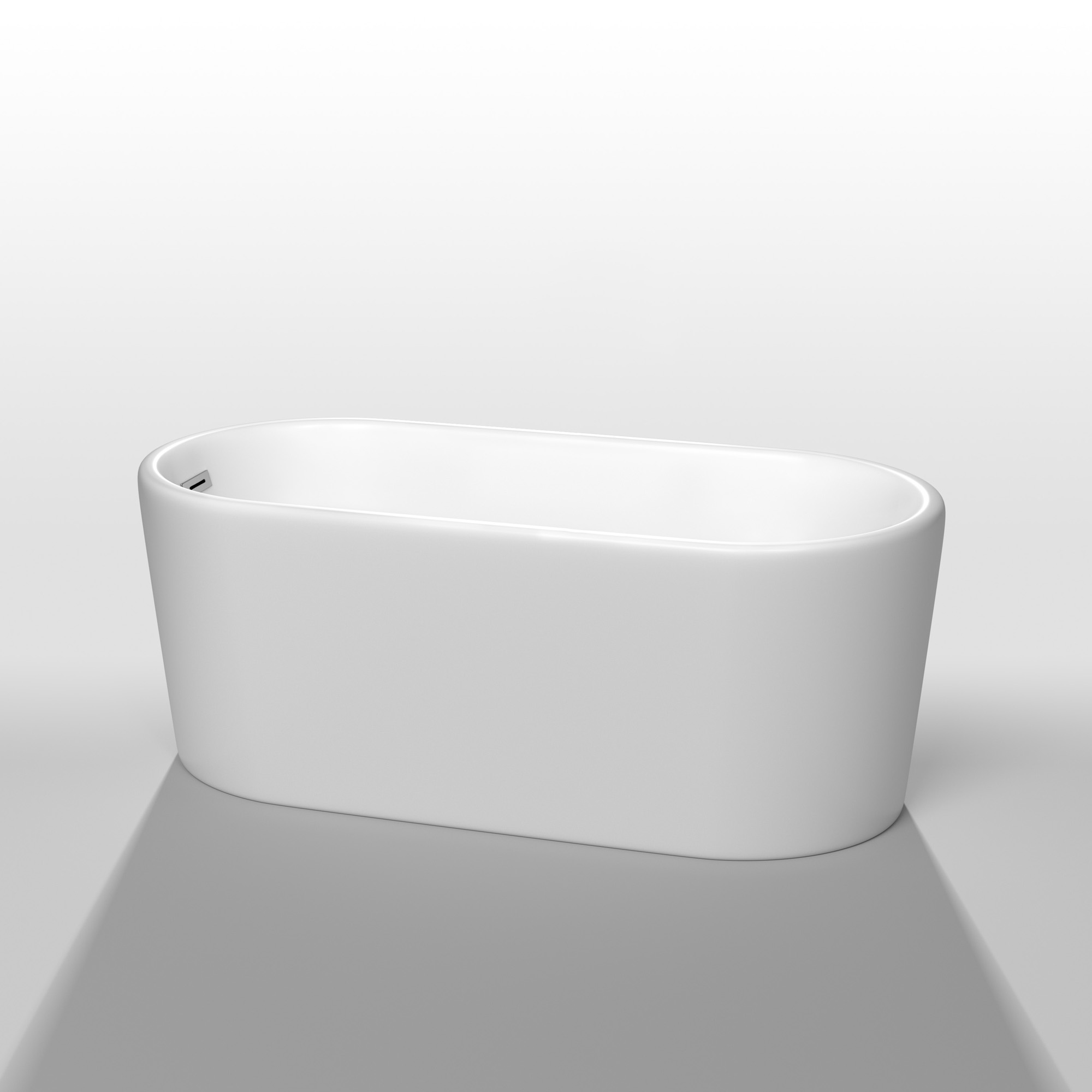ursula 59" soaking bathtub - matte white