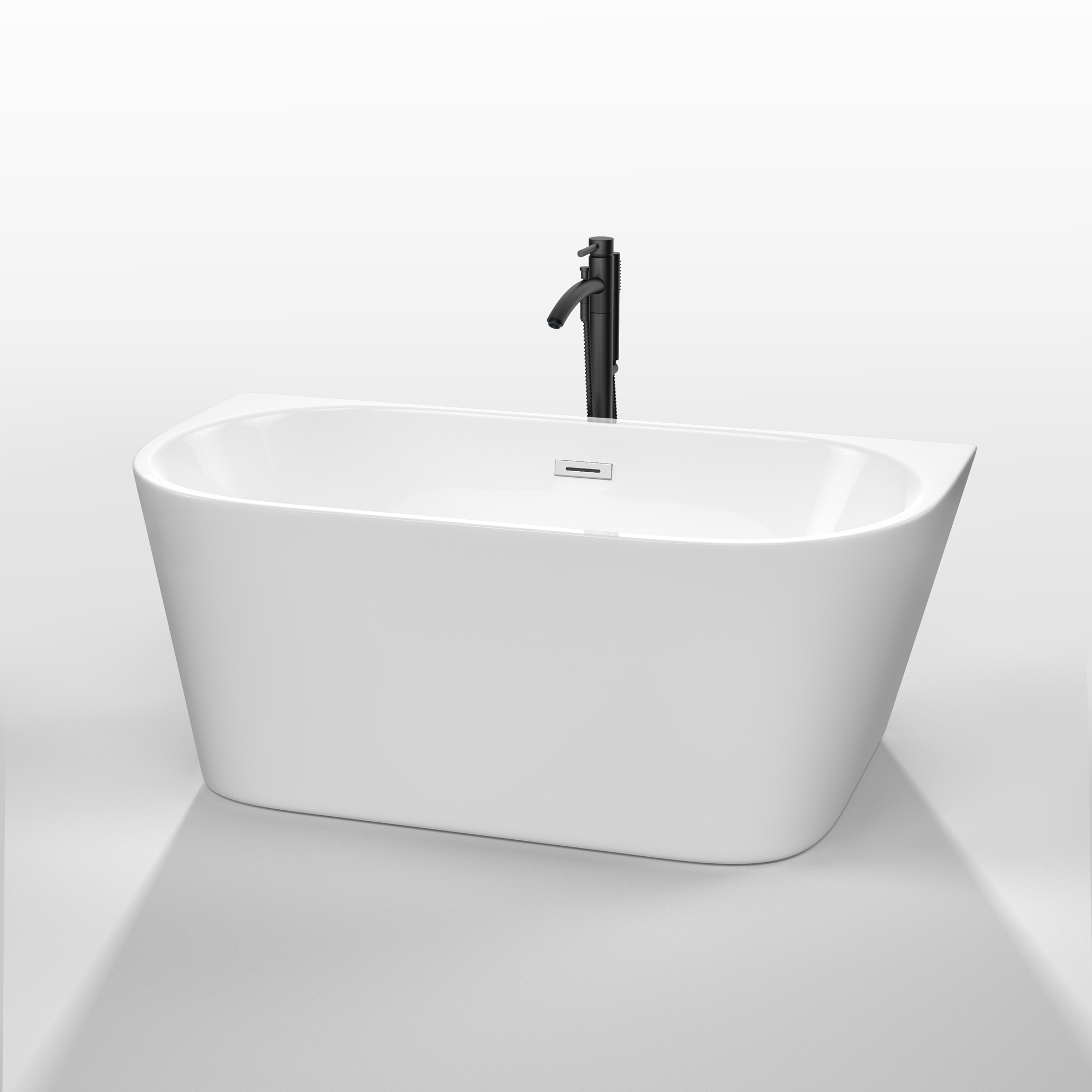 callie 59" soaking bathtub by wyndham collection - white