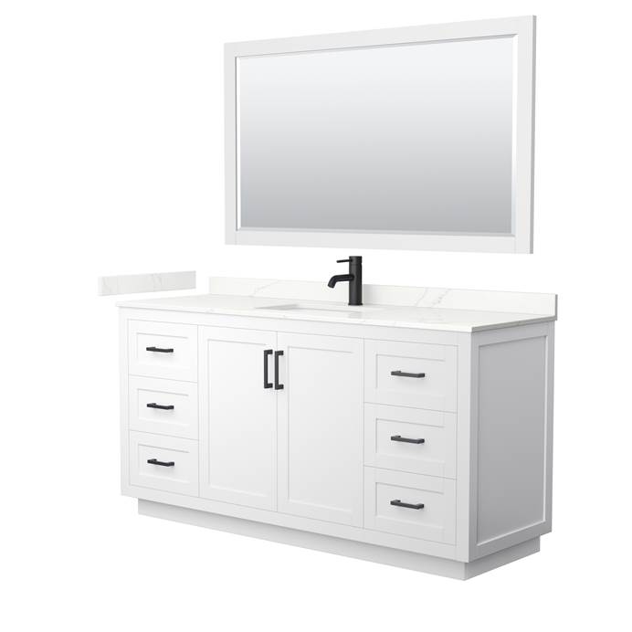 Miranda 66" Single Vanity with optional Quartz or Carrara Marble Counter - White WC-2929-66-SGL-VAN-WHT__