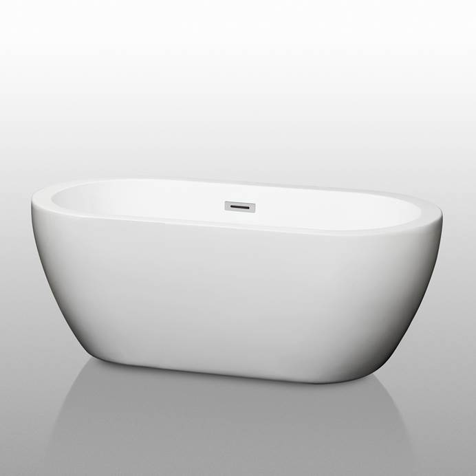 Soho 60" Soaking Bathtub by Wyndham Collection - White WC-BTM1002-60
