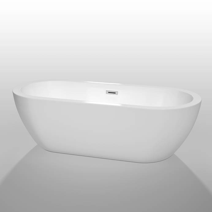 Soho 72" Soaking Bathtub by Wyndham Collection - White WC-BTM1002-72