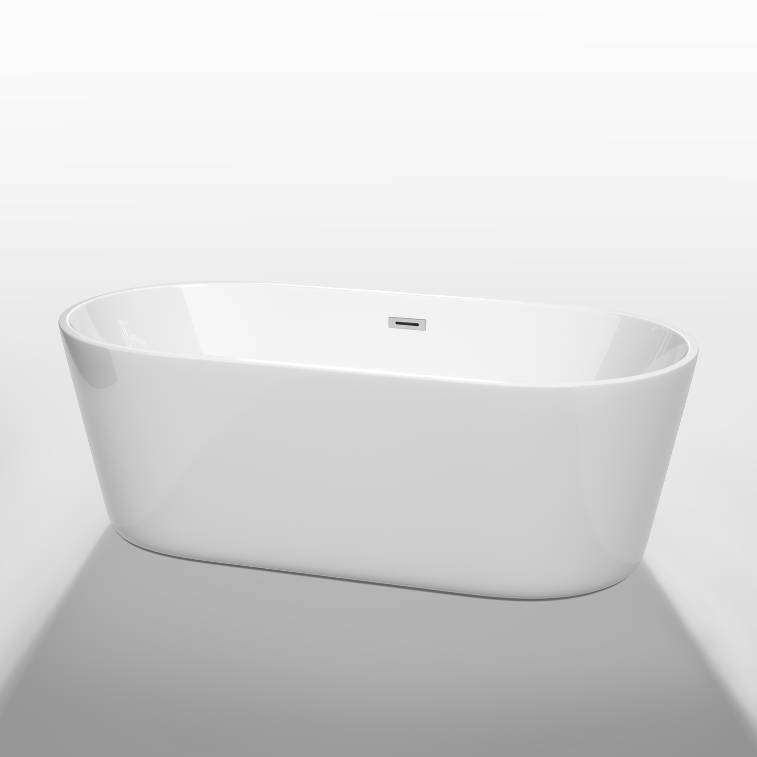 carissa cd 67" soaking bathtub by wyndham collection - white